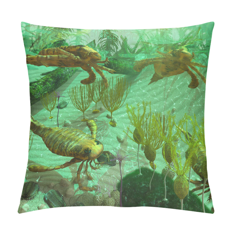 Personality  Devonian Sea Scene Pillow Covers