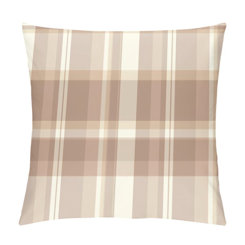 Personality  Elegant Neutral Plaid Pattern. Subtle Beige And Brown Tones Create A Versatile Background Ideal For Website Design, Textiles, Packaging, Or Stationery. Pillow Covers