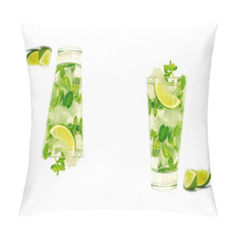 Personality  Mojito Drink Cold Refreshing Summer Lemonade Mojito Pillow Covers