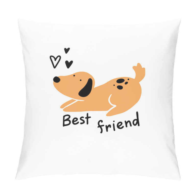 Personality  Cute Puppy Dog Pet. Cartoon Dog Pillow Covers