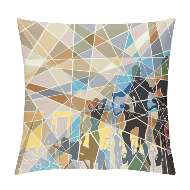 Personality  Gymnasium Mosaic Pillow Covers