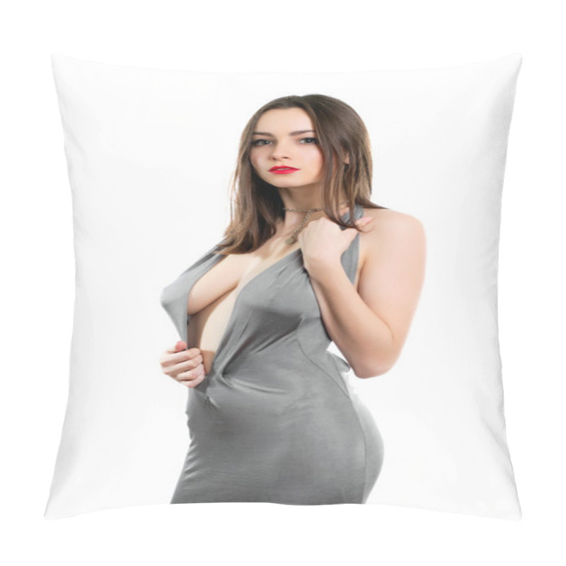 Personality  Young Alluring Lady Pillow Covers