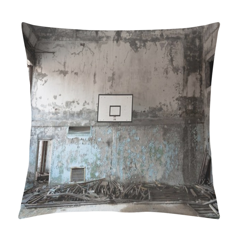 Personality  Basket Ball Room In Chernobyl Pillow Covers