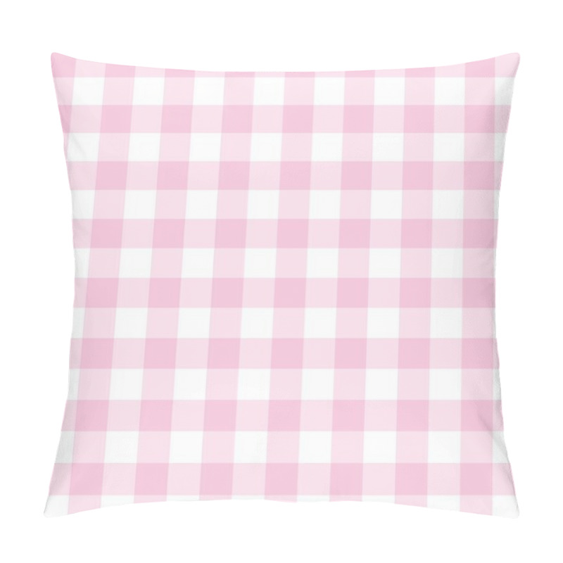 Personality  Seamless Vector Sweet Pink And White Background - Classic Checkered Pattern Or Grid Texture For Web Design ,desktop Wallpaper Or Culinary Blog Website Pillow Covers