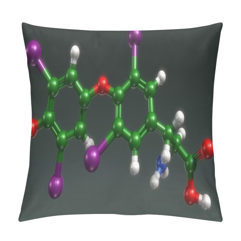 Personality  Thyroxine Hormone Structure Pillow Covers