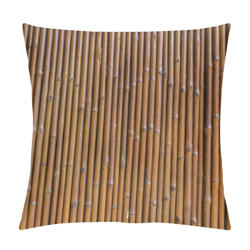 Personality  Bamboo Wall Background Pillow Covers