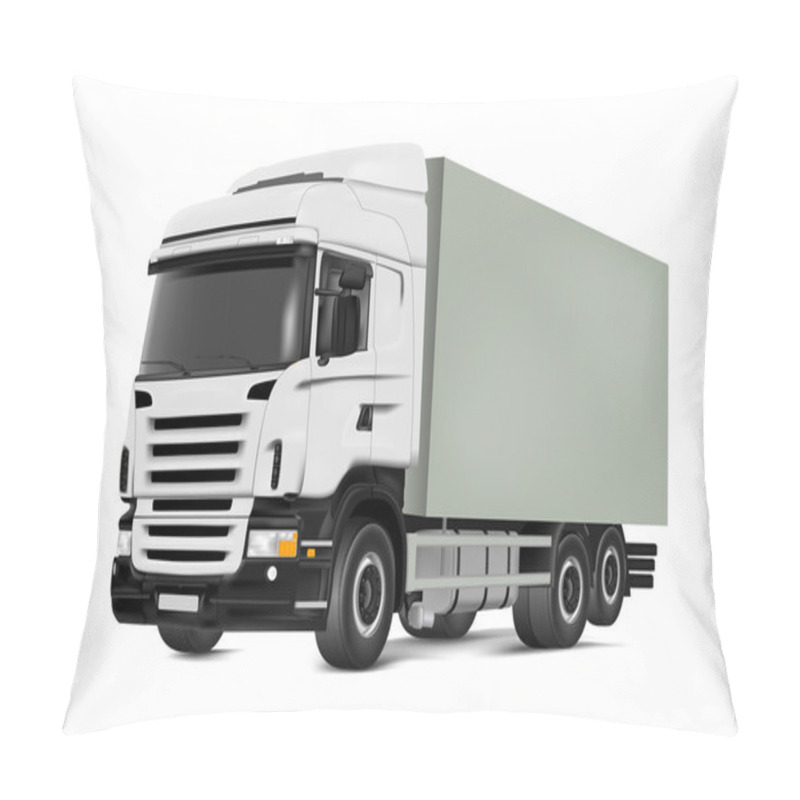 Personality  White Truck Pillow Covers