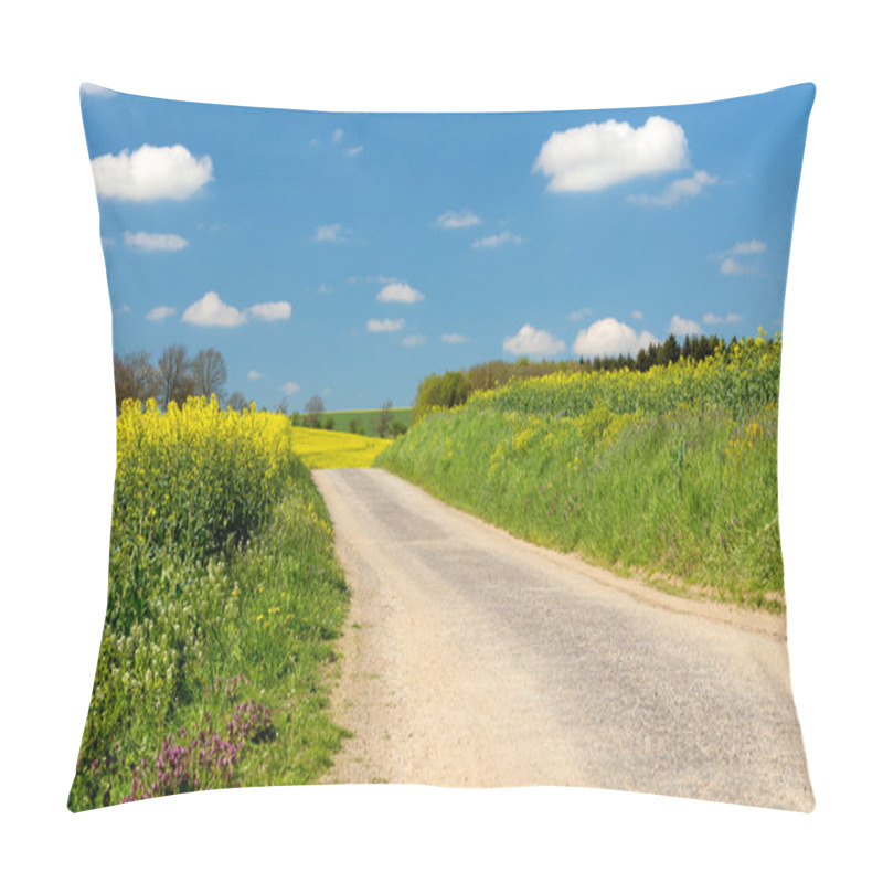 Personality  Beautiful Summer Rural Landscape Pillow Covers