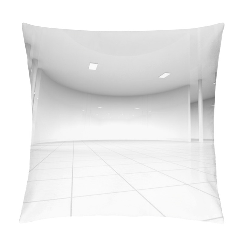 Personality  Empty White Open Space 3D Rendering Pillow Covers