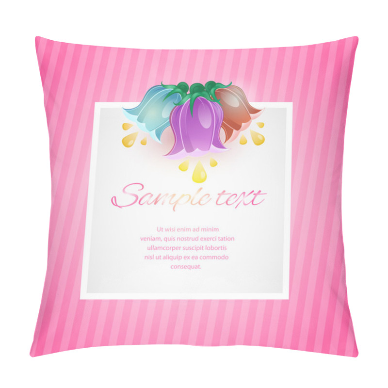 Personality  Square Blank With Spring Flowers Pillow Covers