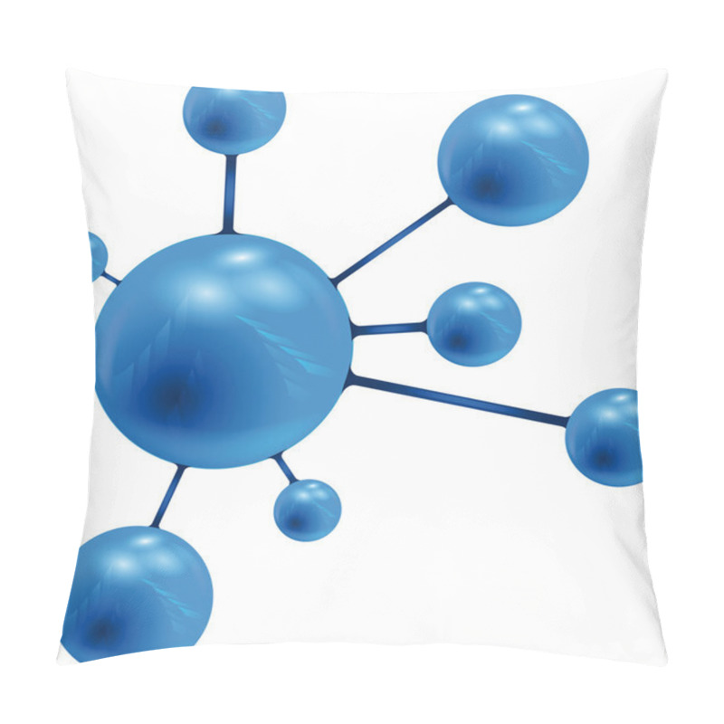 Personality  3 D - Sphere. Wallpaper. Pillow Covers