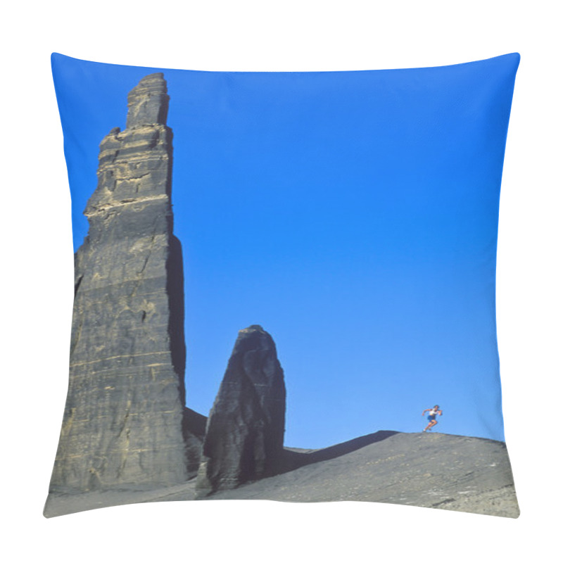 Personality  Female Trail Runner. Pillow Covers