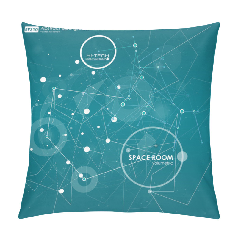 Personality  Futuristic HUD Background Pillow Covers