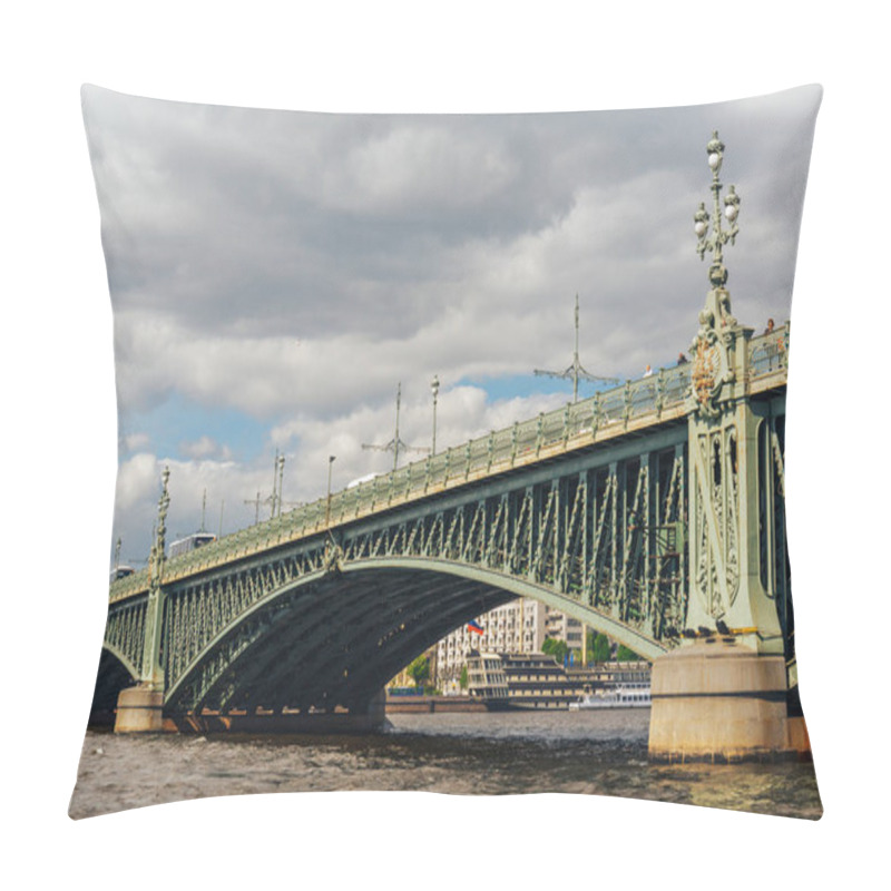 Personality  Trinity Bridge Across The Neva, St. Petersburg Pillow Covers