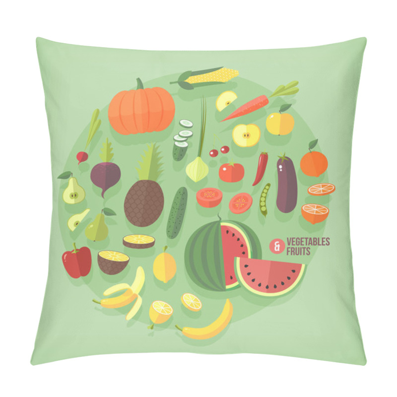 Personality  Fruits Collection Pillow Covers