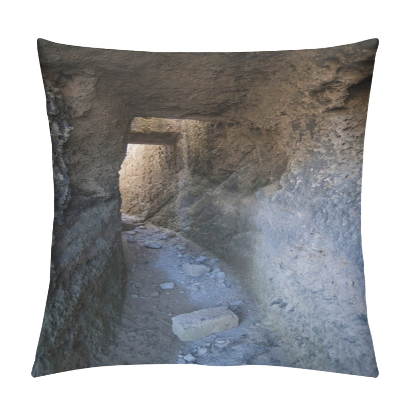 Personality  The Rocks And Former Quarries Of Ancient Paphos Are Very Similar To The Foundations Of The Walls, Towers, Ditches And Counterscarps Of Medieval Fortifications. Is That So? Riddle.       Pillow Covers