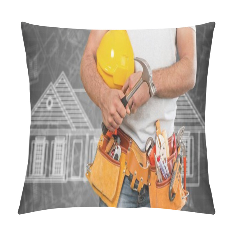 Personality  Worker With A Tool Belt Pillow Covers