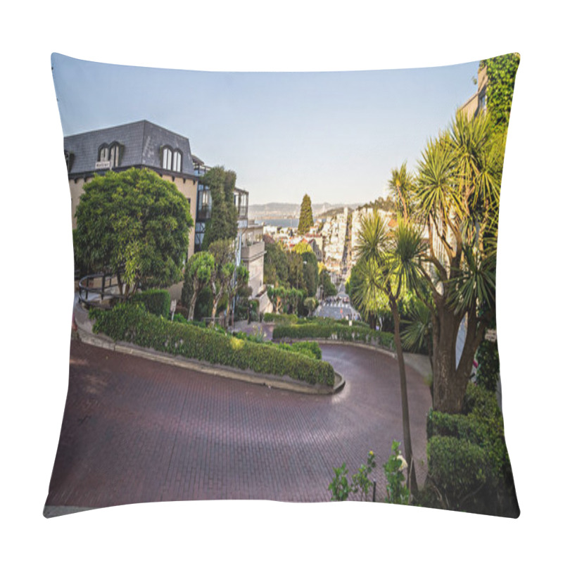 Personality  Curvy Winding Lombard Street San Francisco Pillow Covers