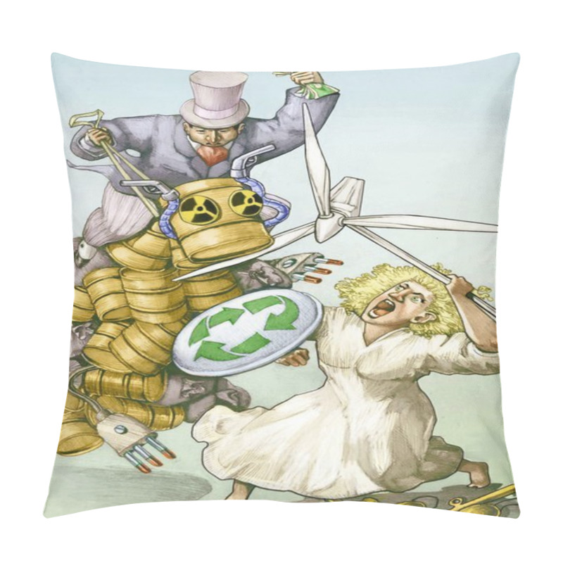 Personality  Ecology Against Pollution Pillow Covers