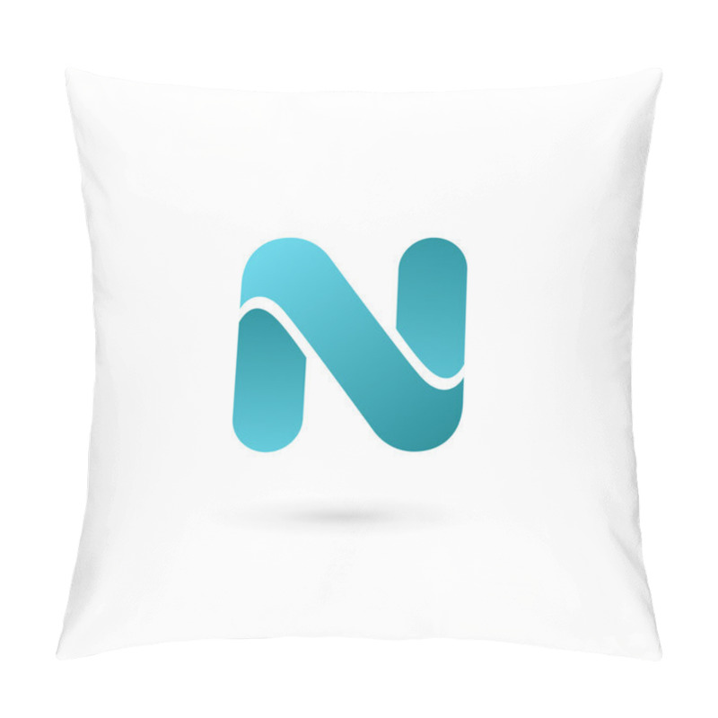 Personality  Letter N Logo Icon Design Template Elements Pillow Covers