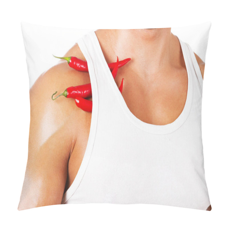 Personality  Close Image Of Muscle Man Pillow Covers