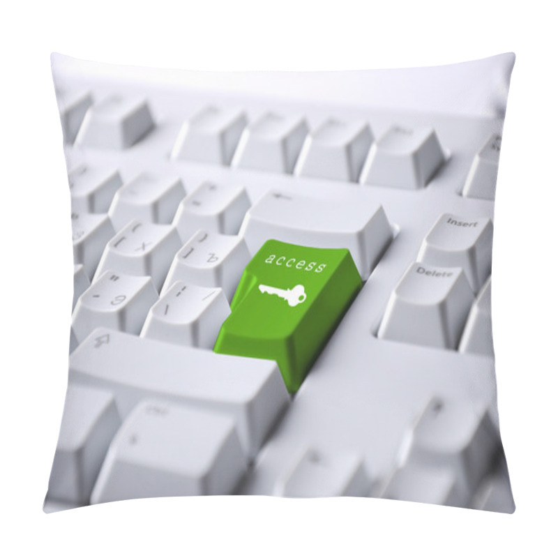 Personality  Computer Keyboard With Access Symbol Pillow Covers