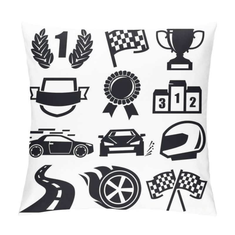 Personality  Auto Icons Pillow Covers