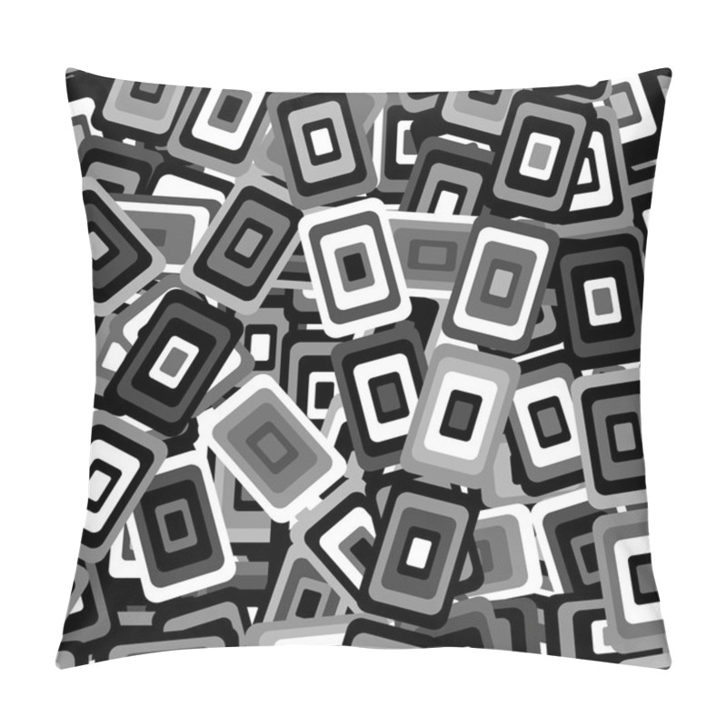 Personality  Background With Decorative Geometric Rectangle Elements Pillow Covers