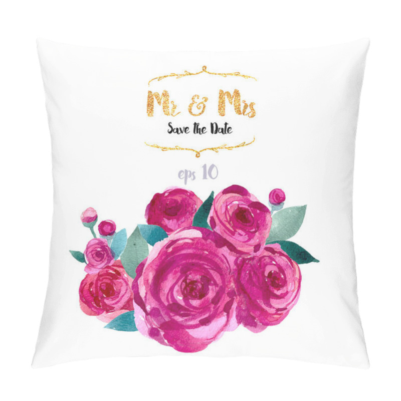 Personality  Collection Of Painted Flowers Pillow Covers