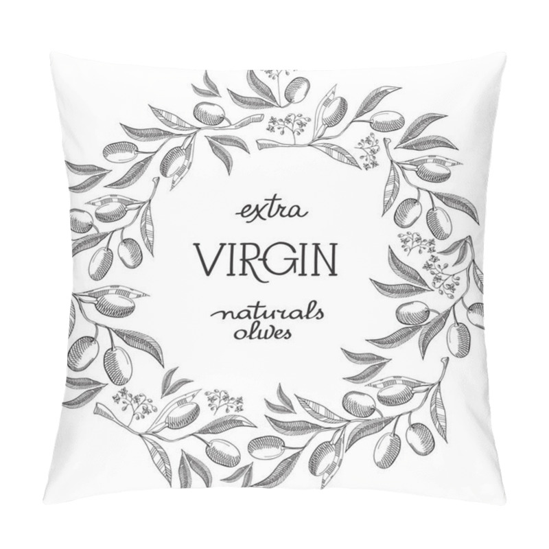 Personality  Abstract Natural Olive Oil Poster Pillow Covers