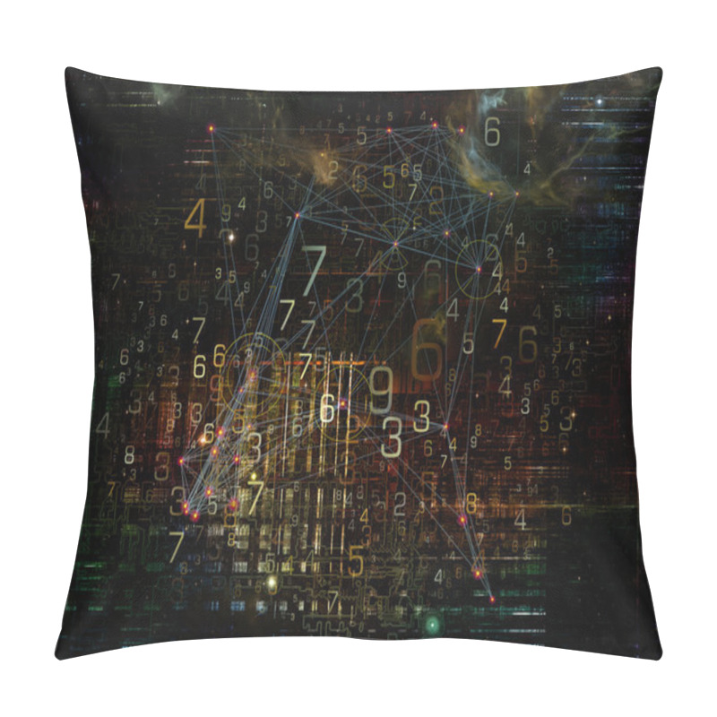 Personality  Conceptual Data Cloud Pillow Covers