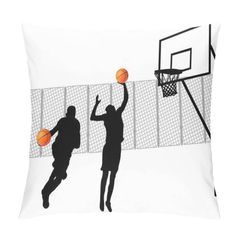 Personality  Street Basketball Pillow Covers