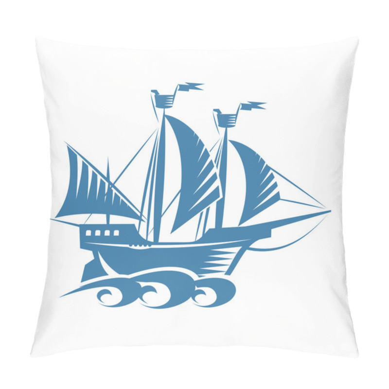 Personality  Retro Ship Pillow Covers