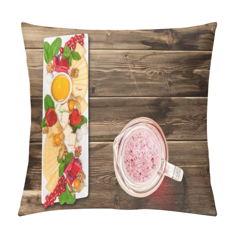 Personality  Cheese Mix On Table Pillow Covers