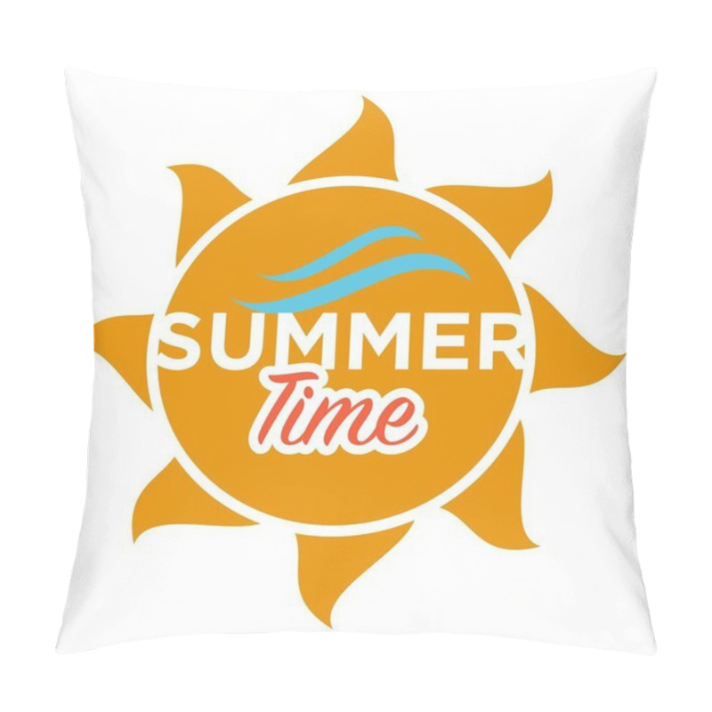 Personality  Sun With Summer Time Words Inside Pillow Covers