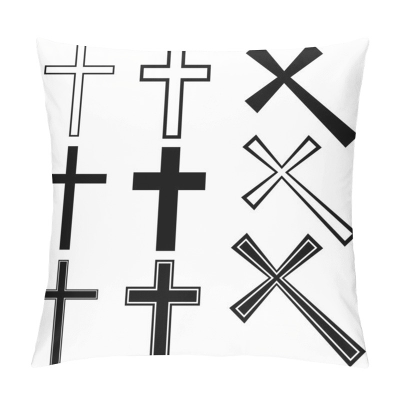 Personality  Christian Crosses Pillow Covers