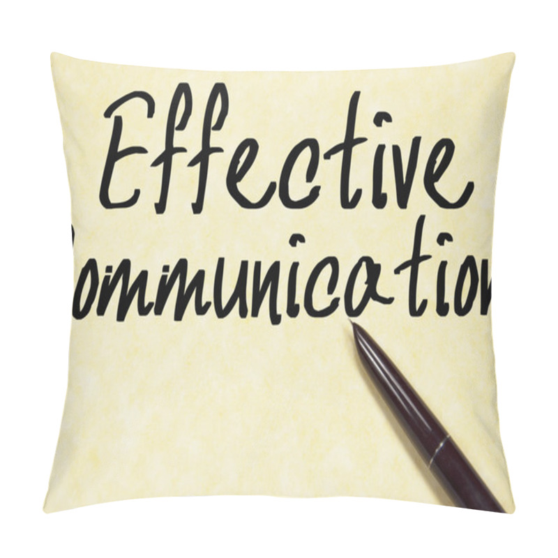 Personality  Effective Communication Text Write On Paper  Pillow Covers