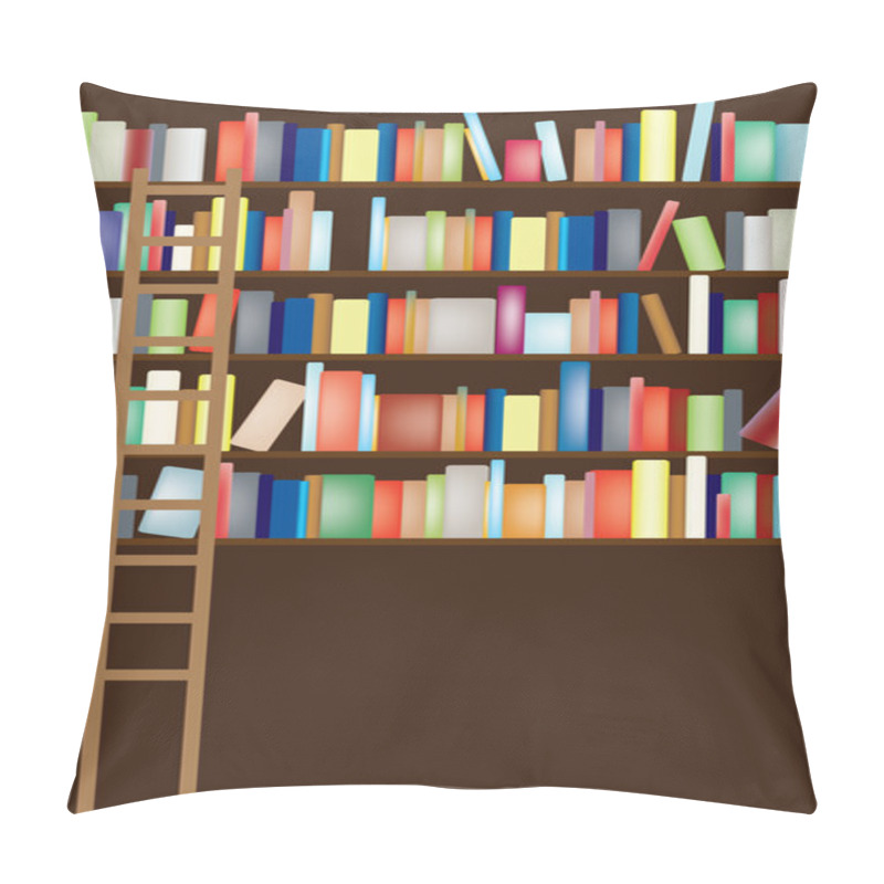 Personality  Library Shelf Full Pillow Covers