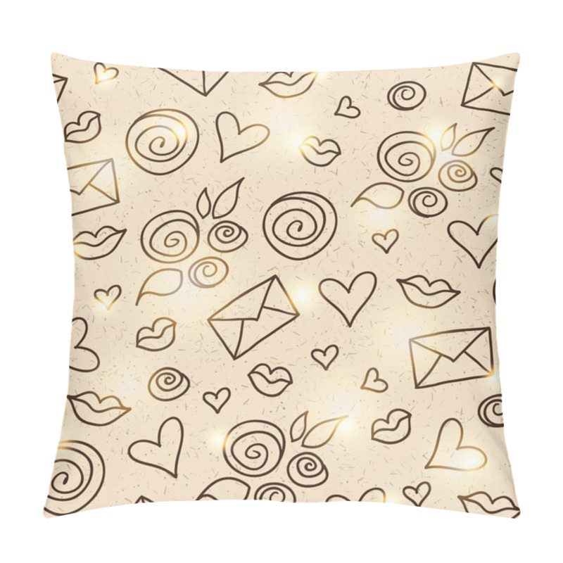 Personality  Romantic Pattern, Vector Eps 10 Pillow Covers