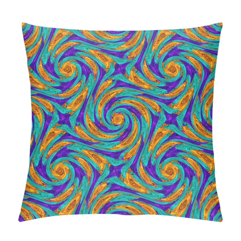 Personality  Twirls Abstract Seamless Pattern Pillow Covers