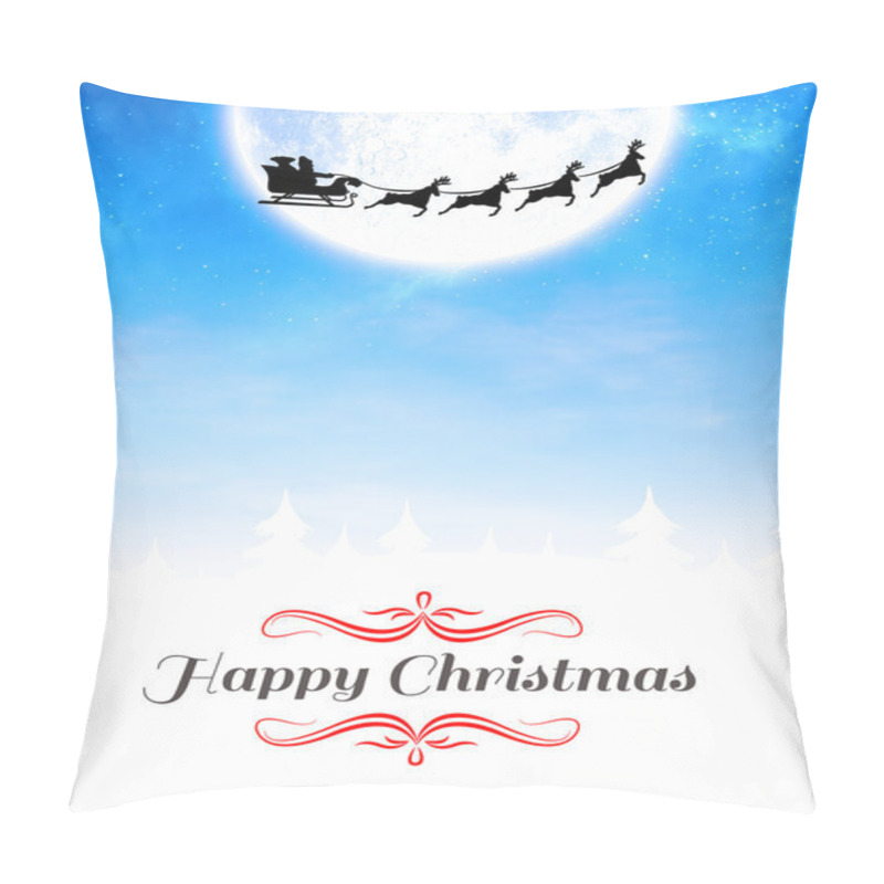 Personality  Happy Christmas Card Pillow Covers