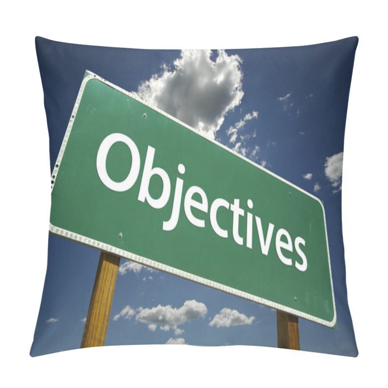 Personality  Objectives Road Sign Pillow Covers