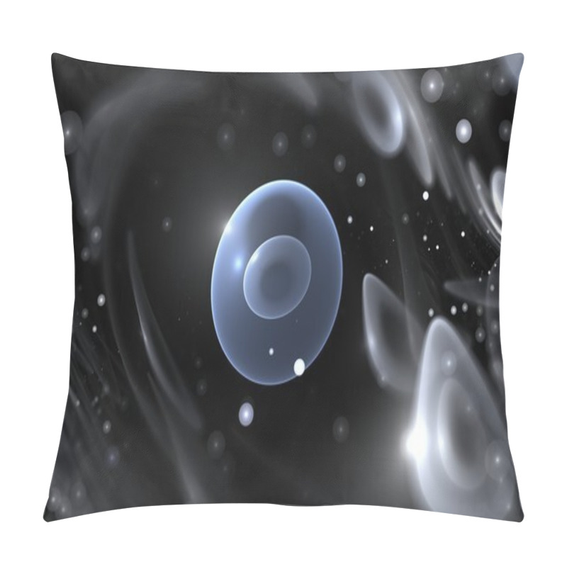 Personality  Cells, Bacteria Or Virus For Use With Projects On Science, Research, Biology And Education Pillow Covers