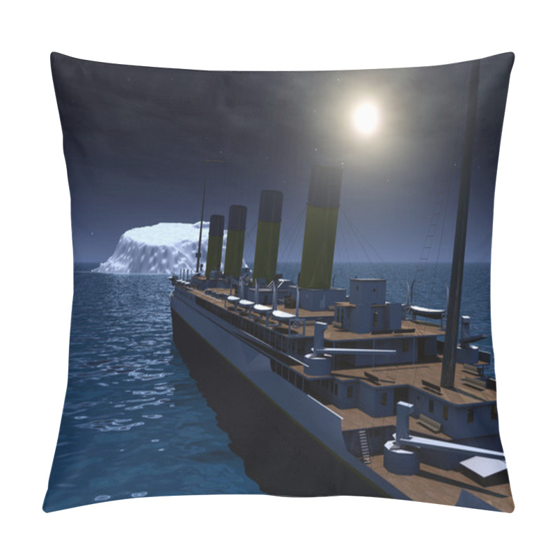 Personality  Titanic And Iceberg Pillow Covers