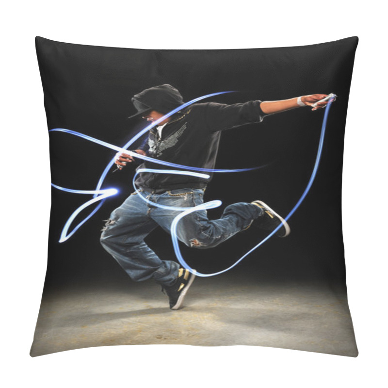 Personality  Hip Hop Dancer Pillow Covers