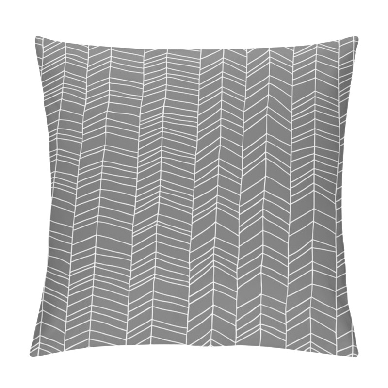 Personality  Classic Hand Drawn Chevron Seamless Pattern Pillow Covers