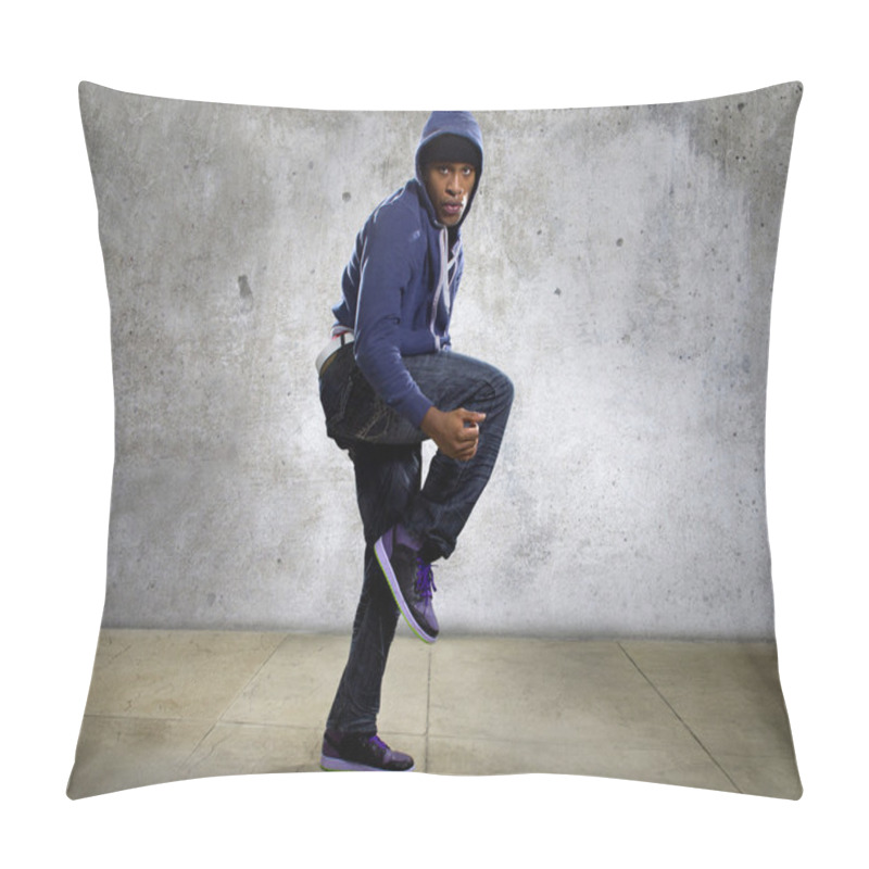 Personality  Black Male Dancing Hip Hop Pillow Covers