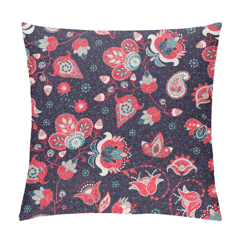 Personality  Vector Seamless Flowers Pattern Pillow Covers