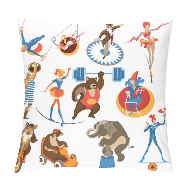 Personality  Circus Elements Pillow Covers