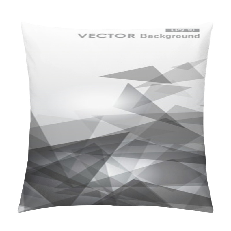 Personality  Grey Geometric Transparency. Pillow Covers